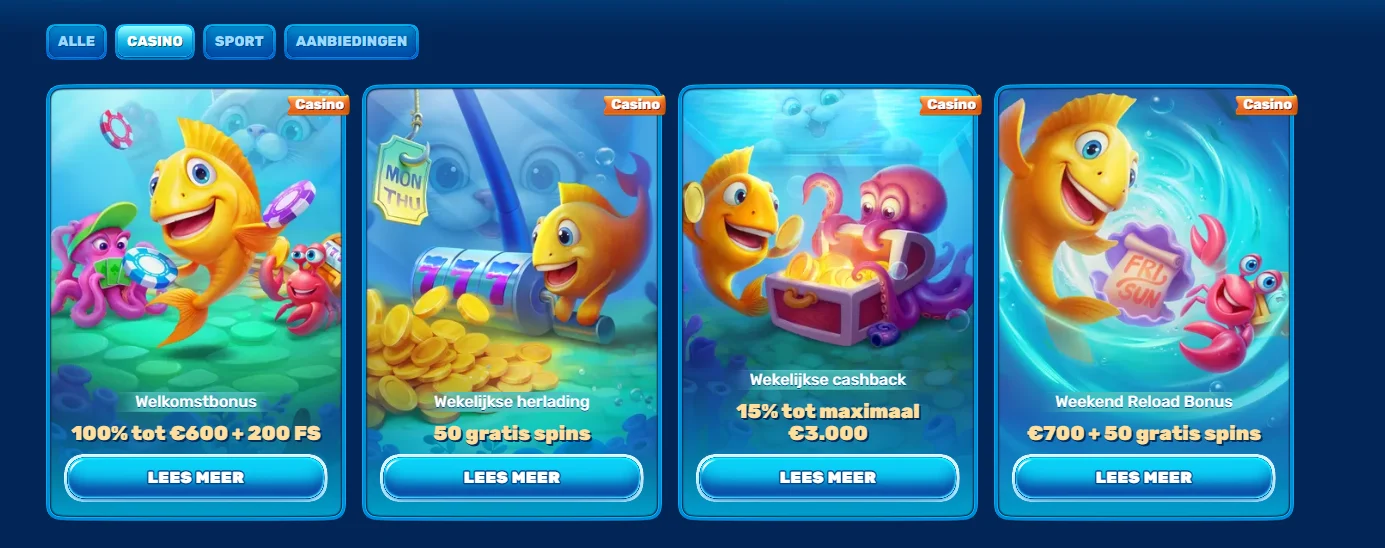 spinfin casino bonussen